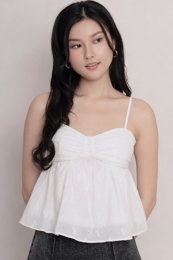 Alaric Padded Top White