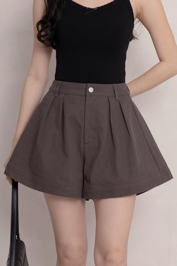 Elodie Denim Shorts Ash Grey