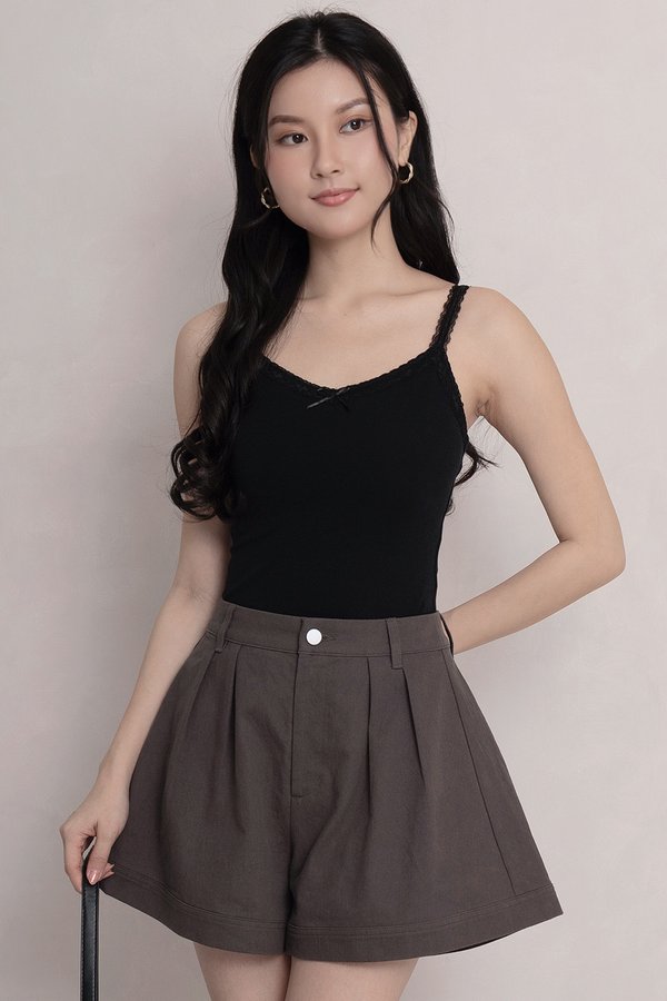 Elodie Denim Shorts Ash Grey