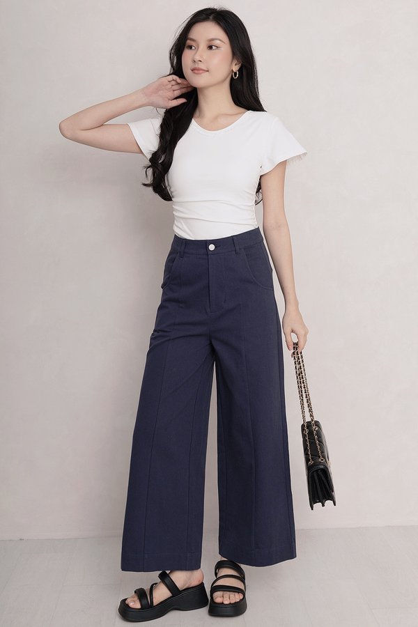 Louisa Denim Pants Navy