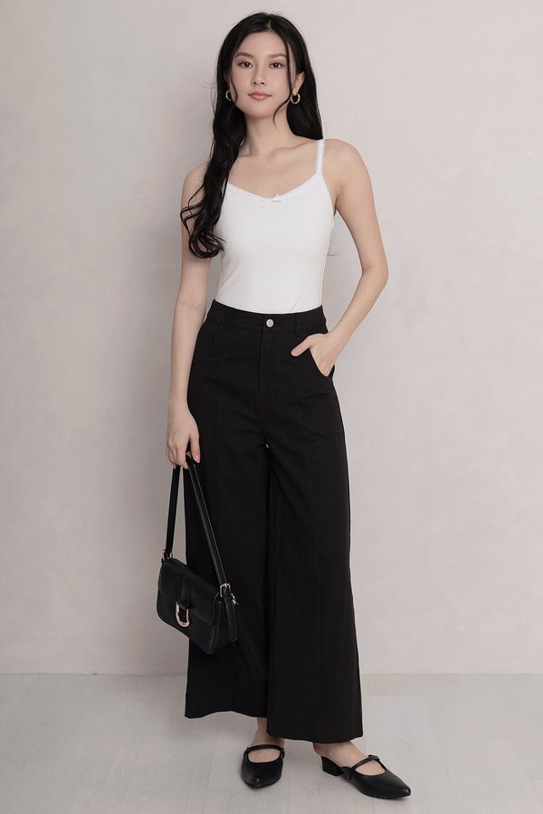 Louisa Denim Pants Black