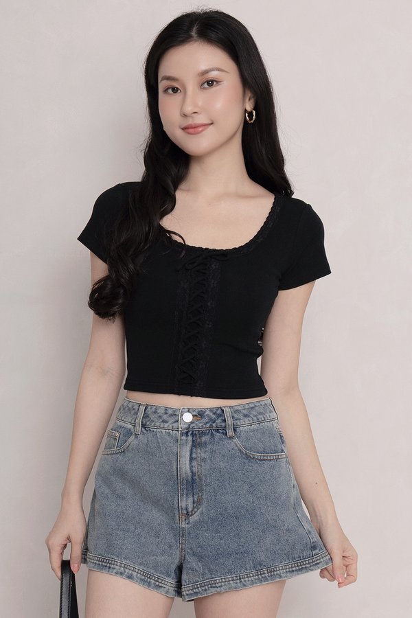 Verine Padded Top Black *PLUSH*