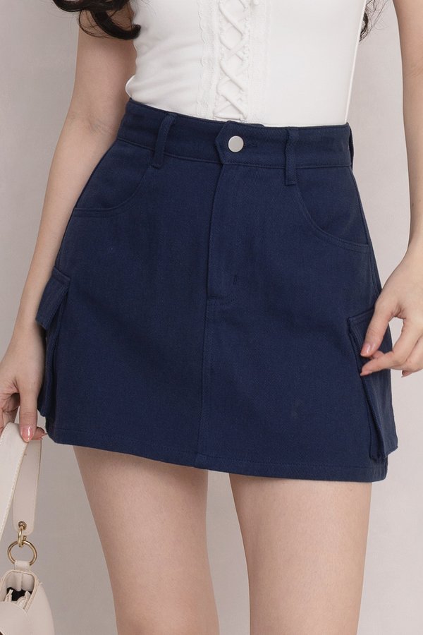 Penny Cargo Skorts Navy