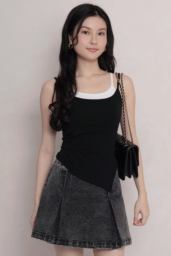 Kirra Padded Top Black/White *PLUSH*