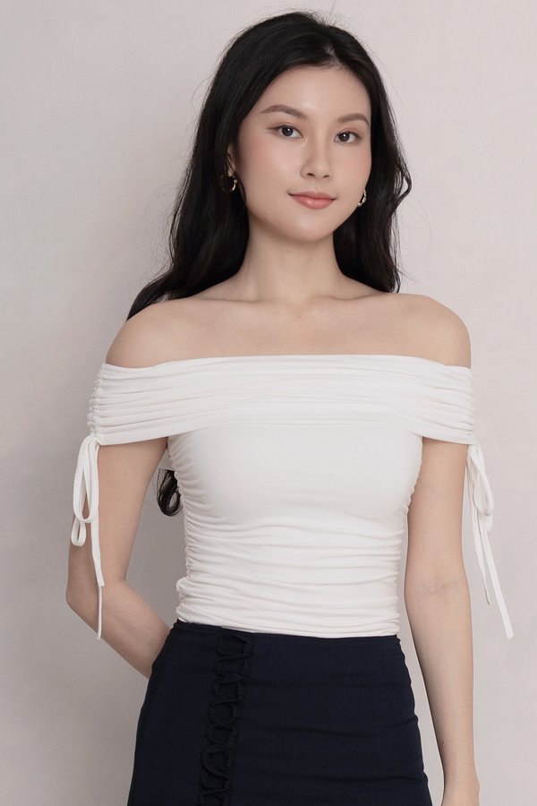 Oddie Padded Top White *MM*