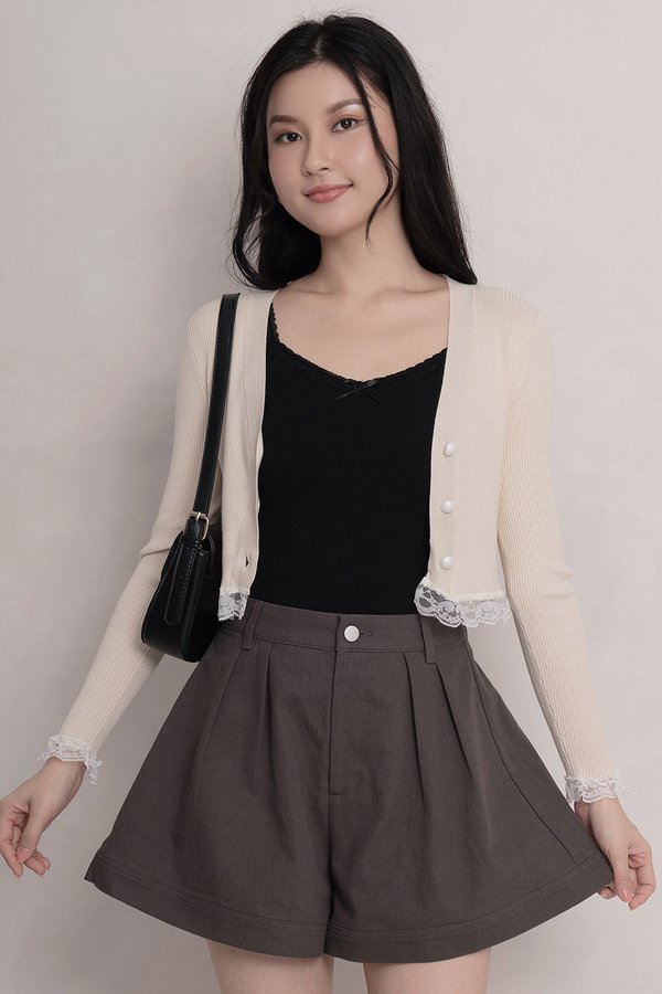 Kennedy Lace Cardi Sand