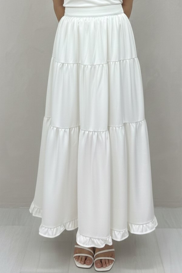 Lucina Skirt White