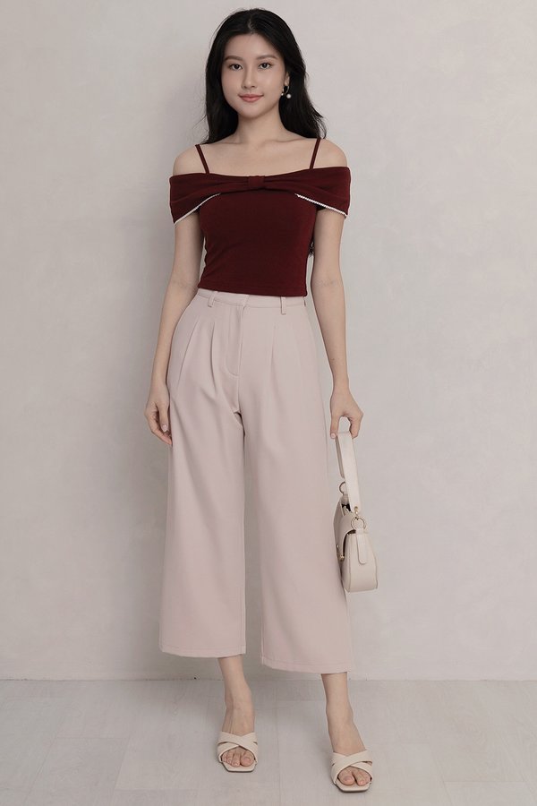 Pewter Culottes Muted Pink