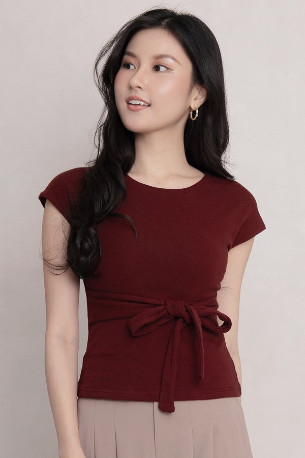 Beah Padded Top Maroon *PLUSH*
