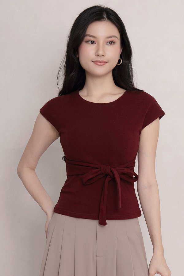 Beah Padded Top Maroon *PLUSH*