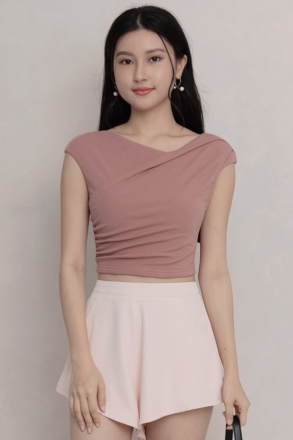 Delaney Padded Top Rosewood *PLUSH*