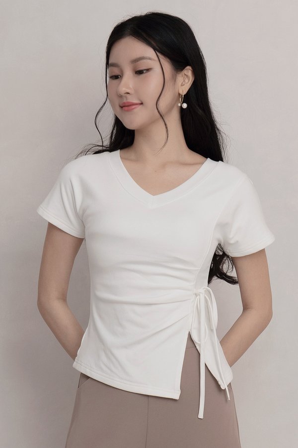 Lucia Padded Top White *PLUSH*