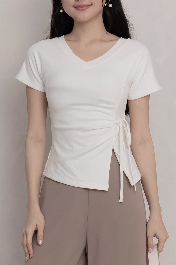 Lucia Padded Top White *PLUSH*