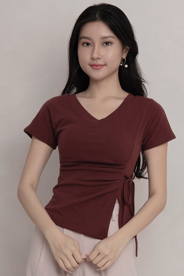 Lucia Padded Top Terracotta *PLUSH*