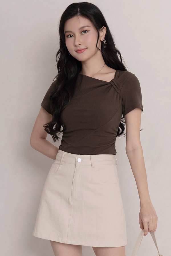 Raisa Padded Top Dark Cocoa *PLUSH*