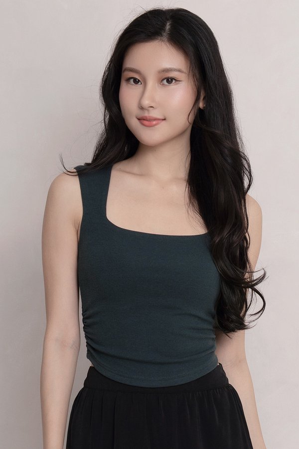 Tasha Padded Top Forest *PLUSH*