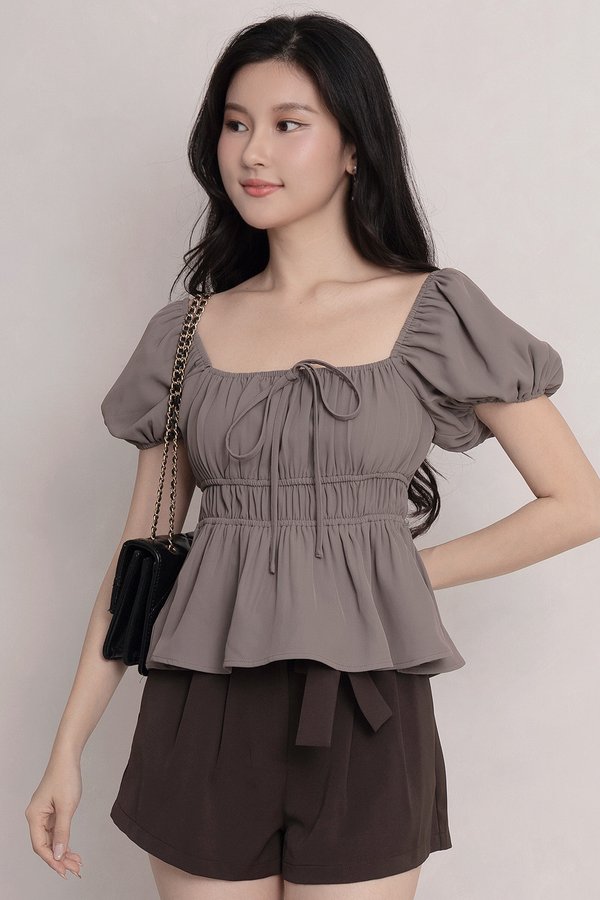 Marlow Top Fossil Grey