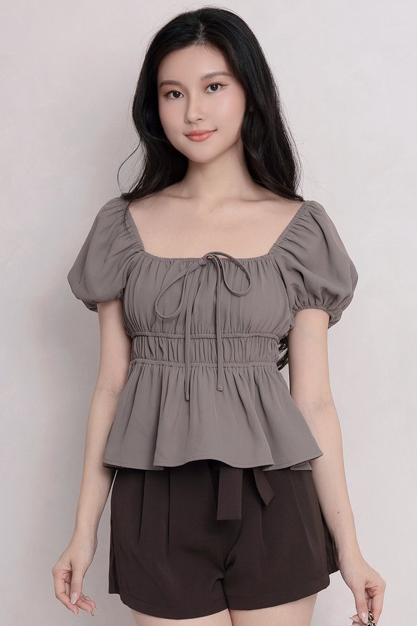 Marlow Top Fossil Grey