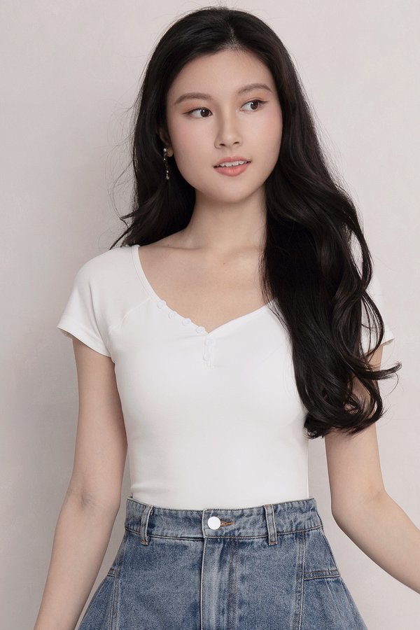 Manita Padded Top White *PLUSH*