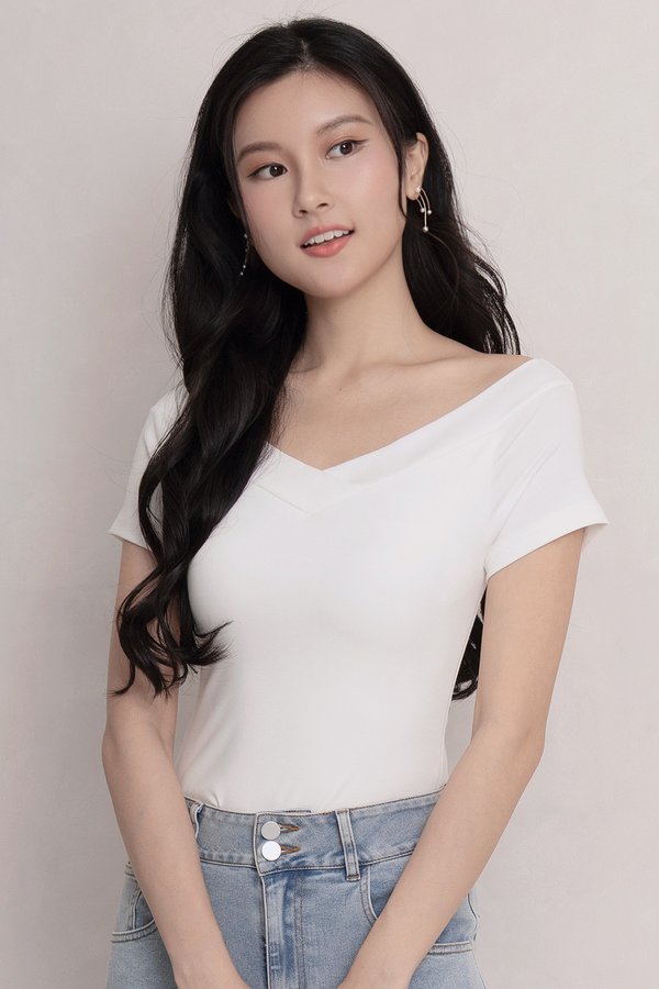 Oleander Padded Top White *PLUSH*