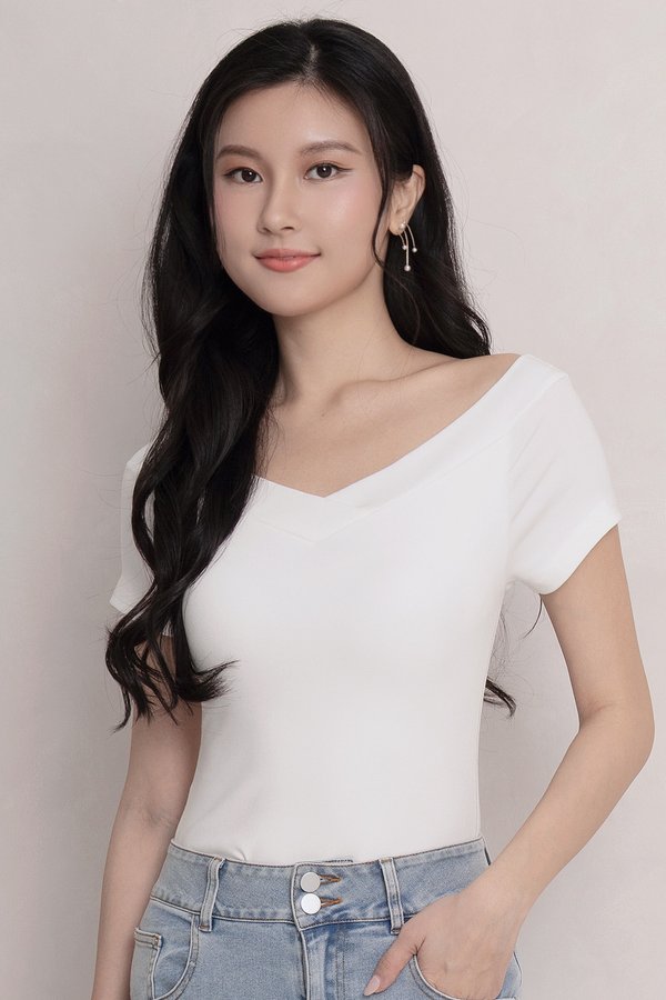 Oleander Padded Top White *PLUSH*