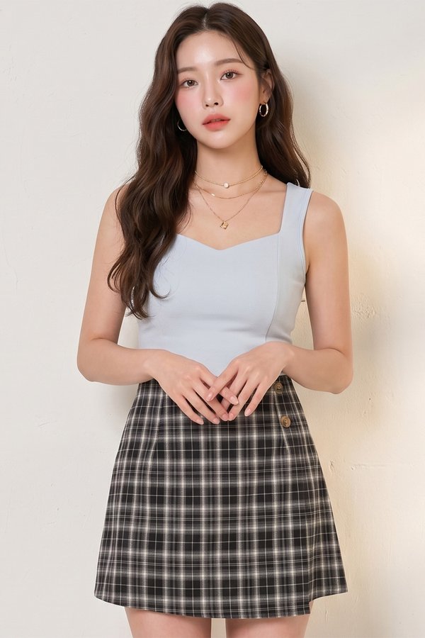 Maya Skorts Black Checks