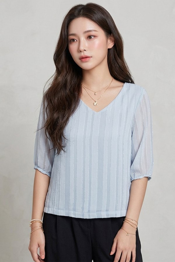 Carrie Top Sky Blue