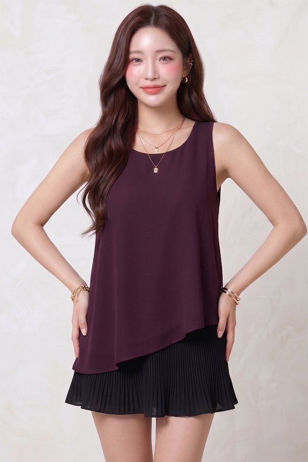 Charlene Top Burgundy