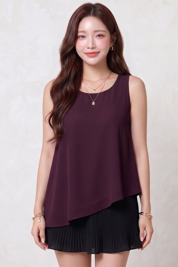 Charlene Top Burgundy