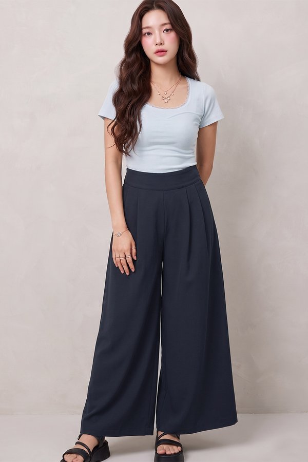 Cleeo Culottes Slate Blue