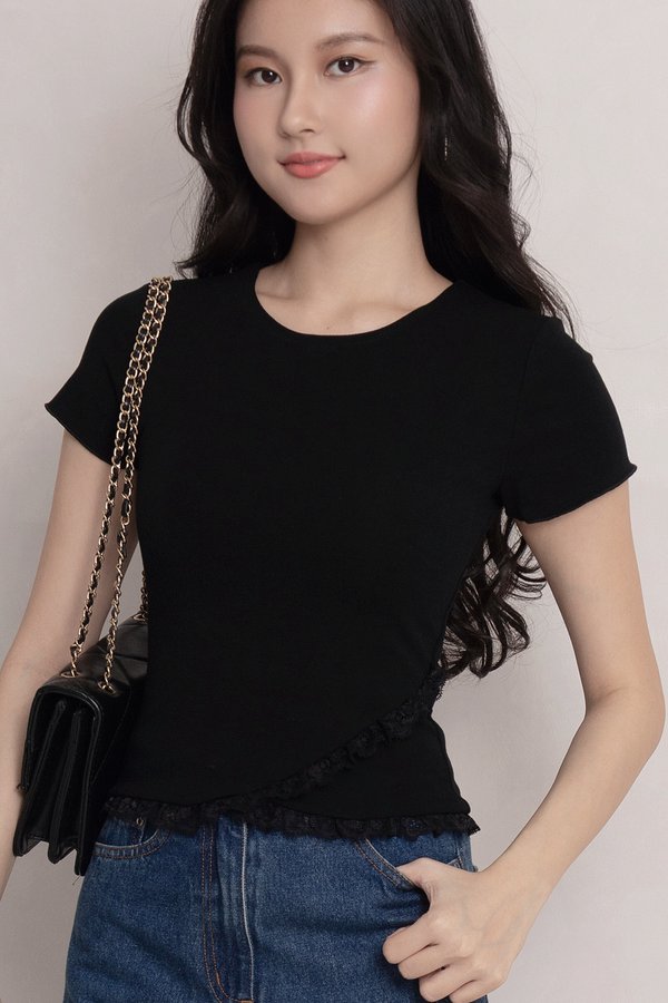 Tansy Padded Top Black *PLUSH*
