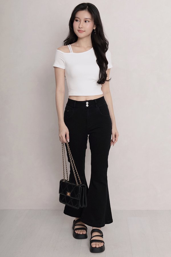 Yasmin Bell Denim Jeans Black Acid