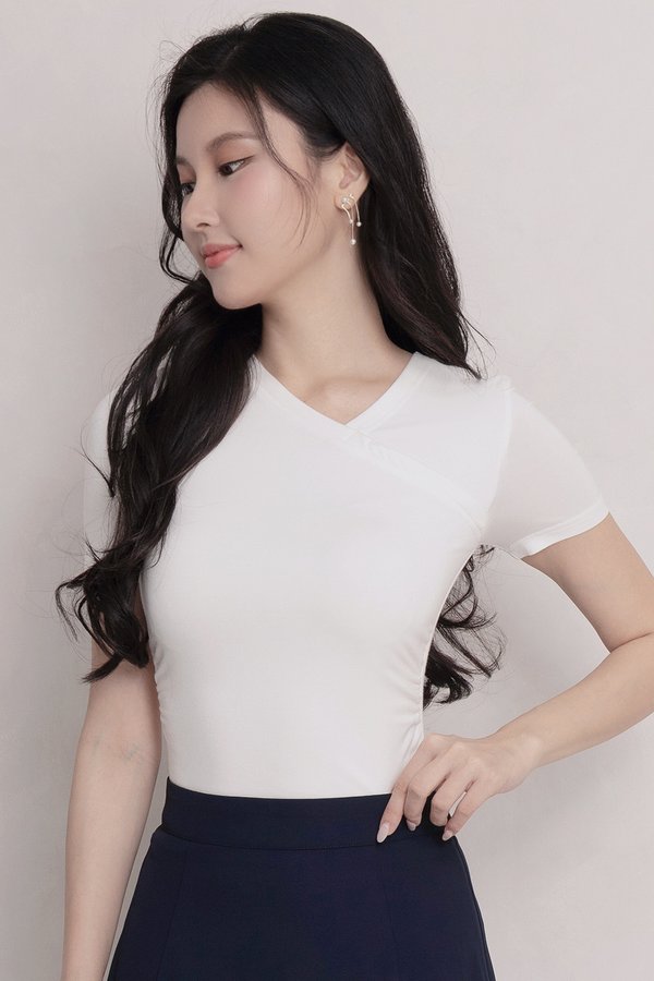 Felicity Padded Top White *MM*