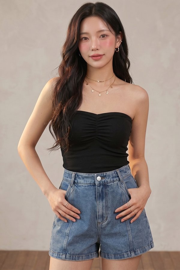 Piper Padded Top Black *PLUSH*