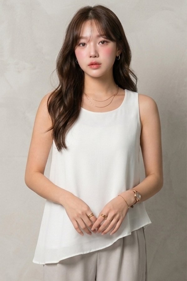 Charlene Top White