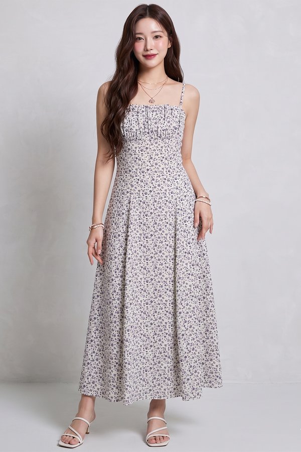Aletta Dress Midnight Meadow