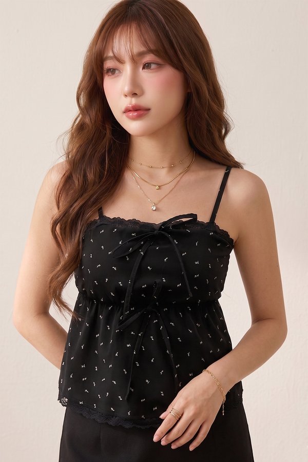Daisee Padded Top Mini Bud Black
