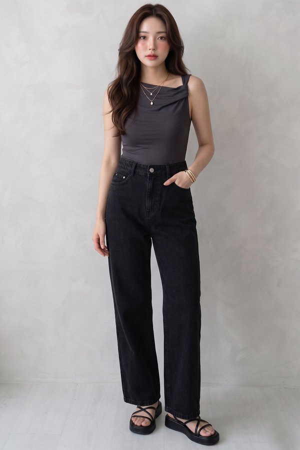 Emory Denim Jeans Black Acid