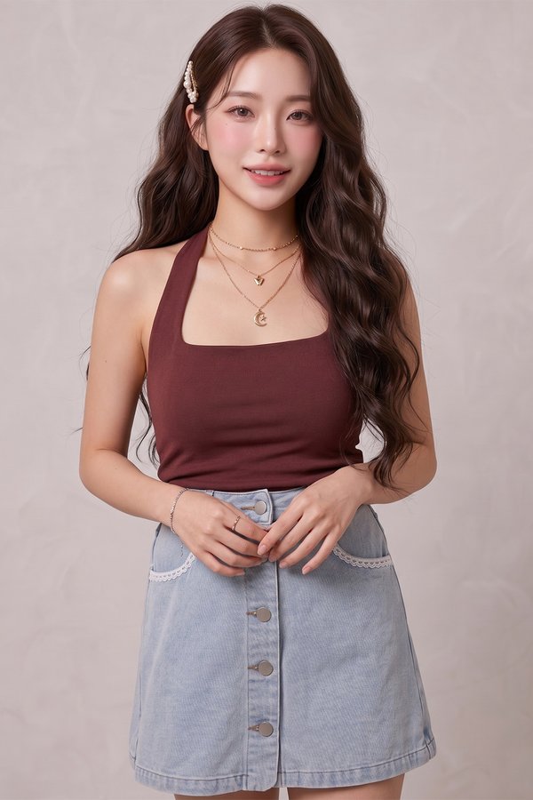 Suri Denim Skorts Light Wash