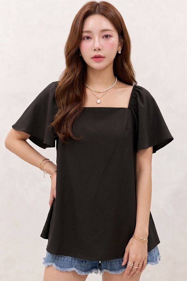 Sarina Top Black