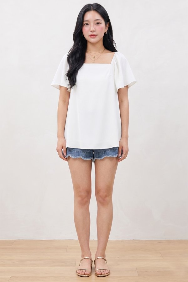 Sarina Top White