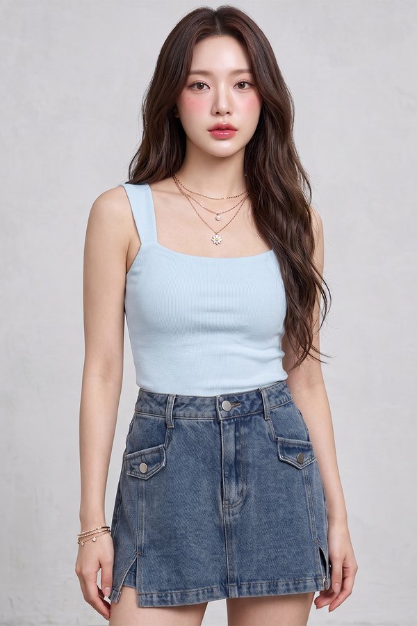 Uma Padded Top Baby Blue *PLUSH*