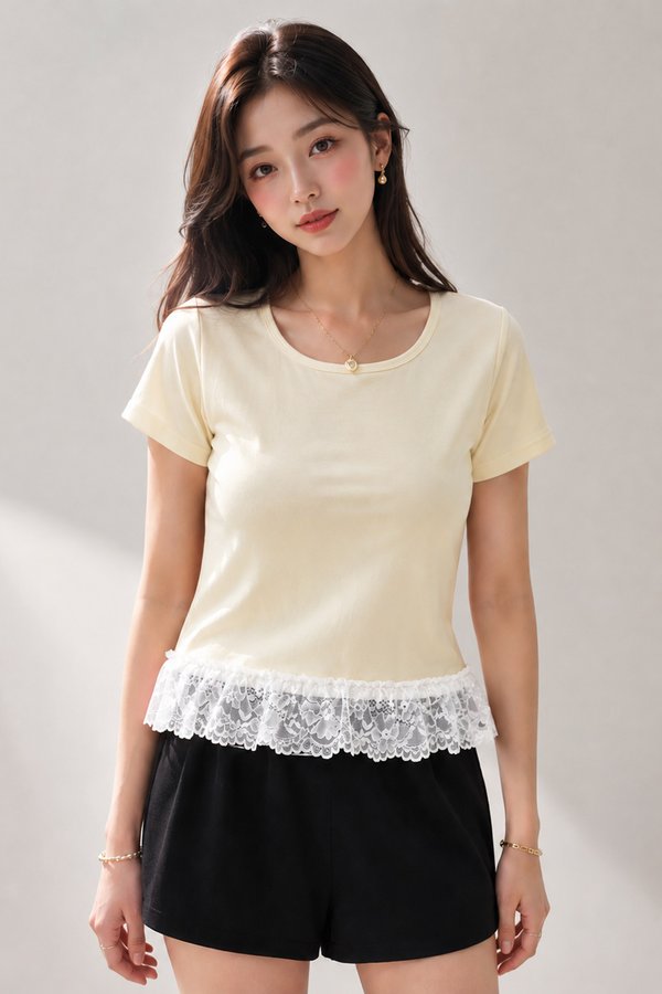 Edeena Non-Padded Top Buttermilk *PLUSH*