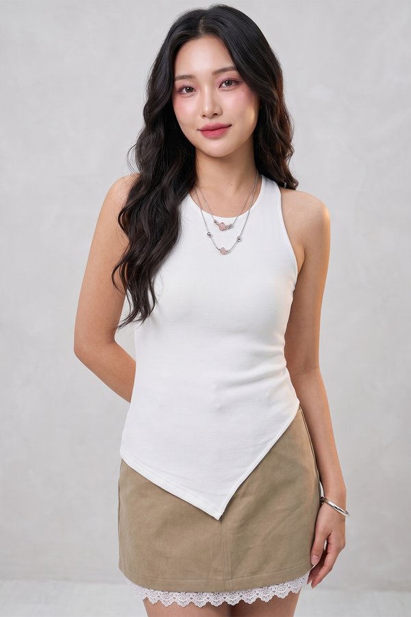 Cassandra Padded Top White *PLUSH*
