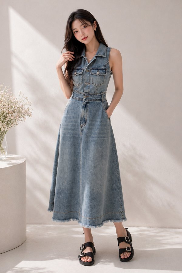 Fiona Denim Dress