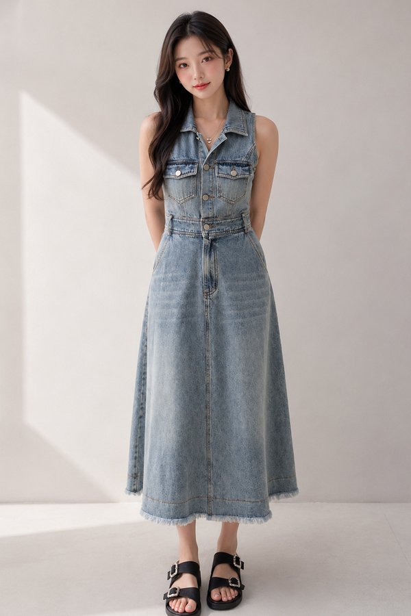 Fiona Denim Dress