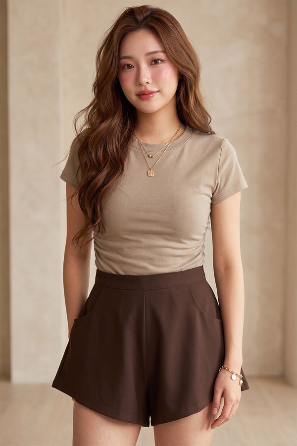 Helen Padded Top Hojicha *PLUSH*