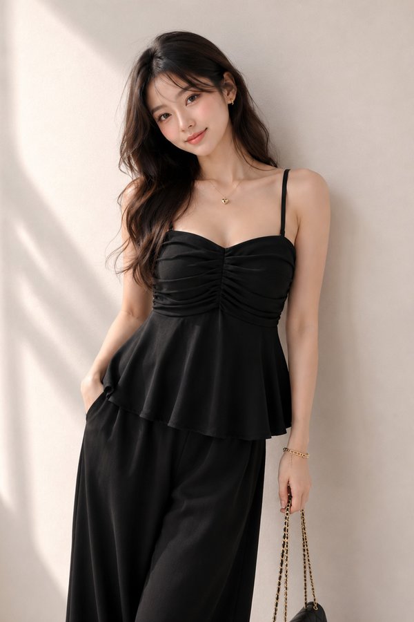 Lavina Padded Top Black