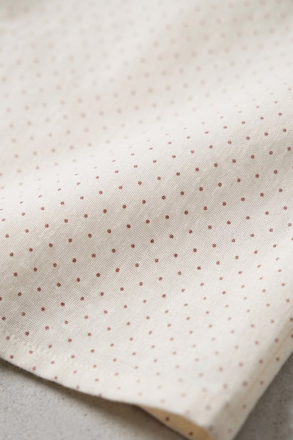 Marina Top Ice Yellow Polka Dot