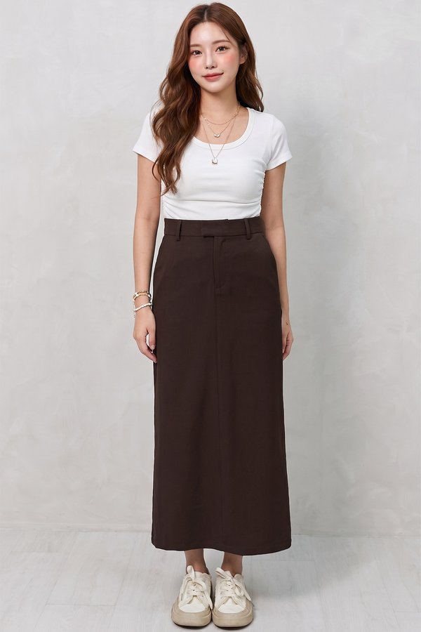 Matilda Skirt Dark Brown